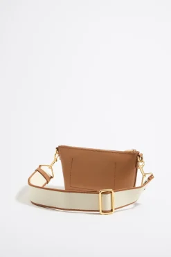 Mujer BIMBA Y LOLA Bolsos Piel<Bolso Trapecio Mini Piel Miel