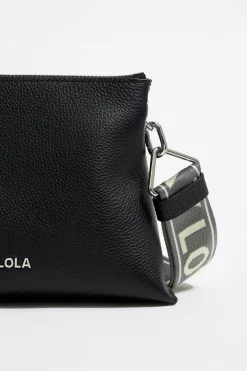 Mujer BIMBA Y LOLA Bolsos Piel<Bolso Trapecio Pequeno Piel Negro