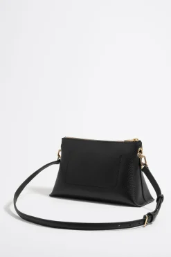 Mujer BIMBA Y LOLA Bolsos Piel<Bolso Trapecio Pequeno Piel Negro