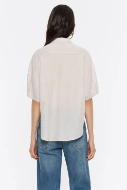 Mujer BIMBA Y LOLA Camisas<Camisa Capa Corta Marfil