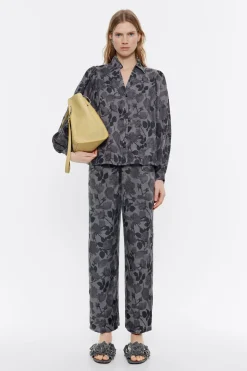 Mujer BIMBA Y LOLA Total Look<Camisa Fluida Canary Camo Caqui