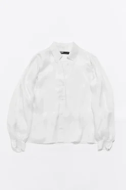 Mujer BIMBA Y LOLA Camisas<Camisa Fluida Marfil