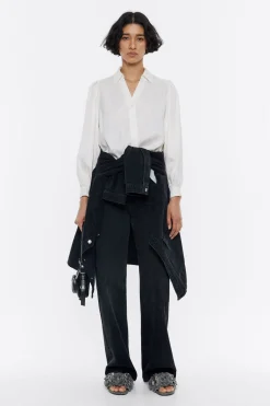 Mujer BIMBA Y LOLA Camisas<Camisa Fluida Marfil