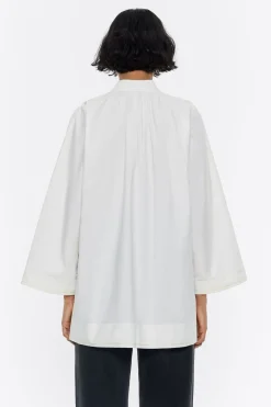 Mujer BIMBA Y LOLA Camisas<Camisa Lazo Algodon Marfil