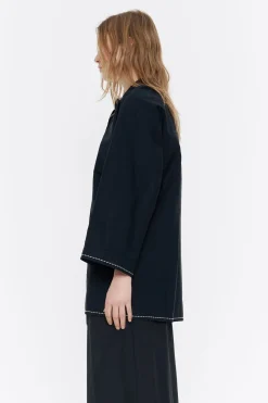 Mujer BIMBA Y LOLA Camisas<Camisa Lazo Algodon Negra