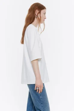 Mujer BIMBA Y LOLA Camisetas<Camiseta Capa Punto Roma Marfil