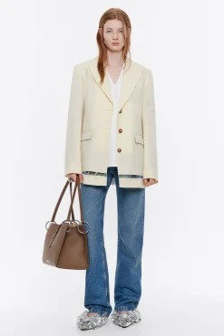 Mujer BIMBA Y LOLA Camisetas<Camiseta Capa Punto Roma Marfil