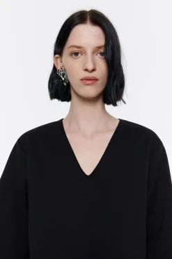 Mujer BIMBA Y LOLA Camisetas<Camiseta Capa Punto Roma Negra