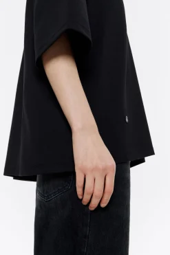 Mujer BIMBA Y LOLA Camisetas<Camiseta Capa Punto Roma Negra