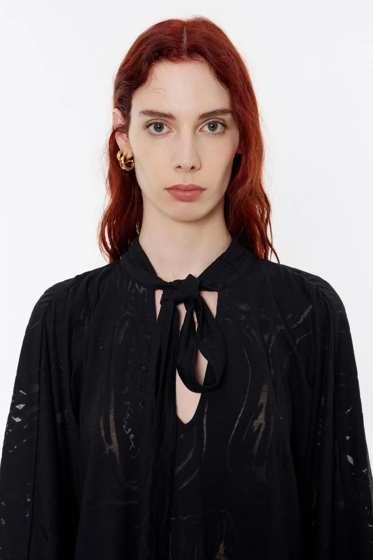 Mujer BIMBA Y LOLA Camisetas<Camiseta Larga Mirrors Devore Negra