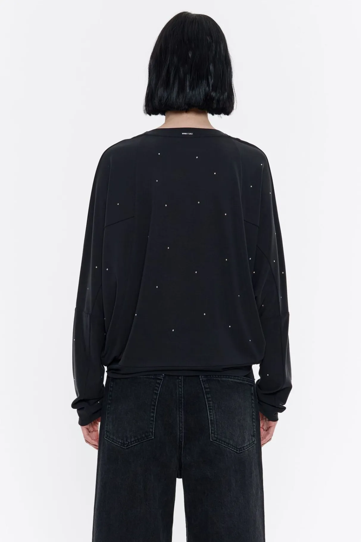 Mujer BIMBA Y LOLA Camisetas<Camiseta Piedras Negra