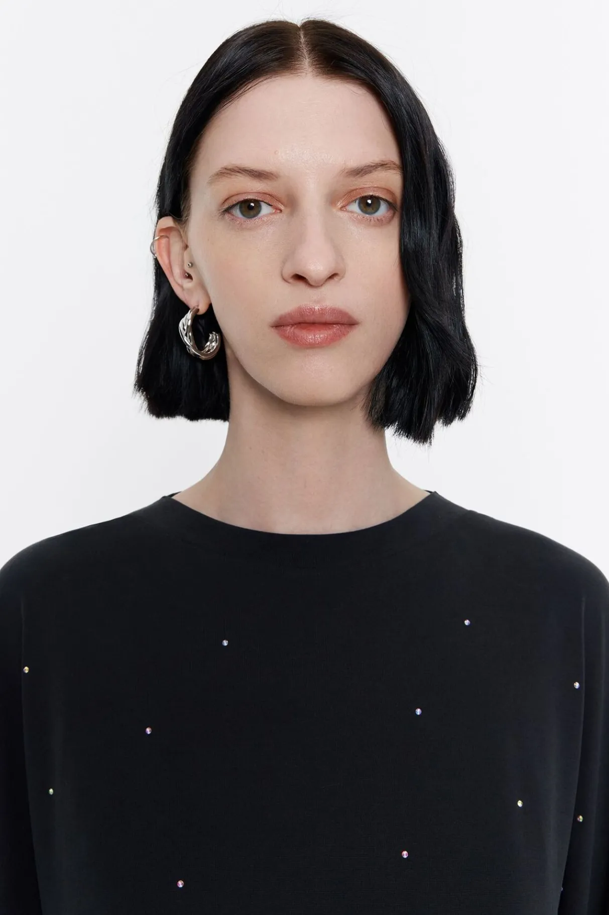 Mujer BIMBA Y LOLA Camisetas<Camiseta Piedras Negra