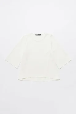 Mujer BIMBA Y LOLA Camisetas<Camiseta Punto Roma Marfil