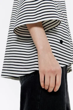 Mujer BIMBA Y LOLA Camisetas<Camiseta Punto Roma Rayas