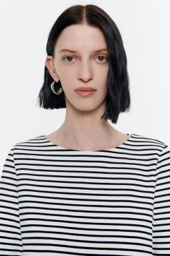 Mujer BIMBA Y LOLA Camisetas<Camiseta Punto Roma Rayas