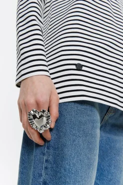 Mujer BIMBA Y LOLA Camisetas<Camiseta Punto Roma Rayas