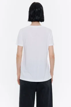 Mujer BIMBA Y LOLA Camisetas<Camiseta Recta Blanca