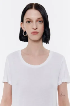 Mujer BIMBA Y LOLA Camisetas<Camiseta Recta Blanca