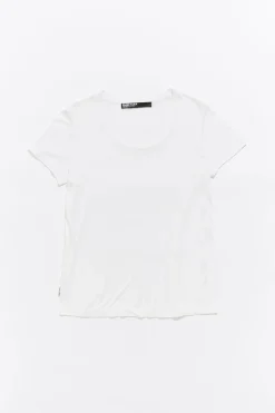 Mujer BIMBA Y LOLA Camisetas<Camiseta Recta Blanca