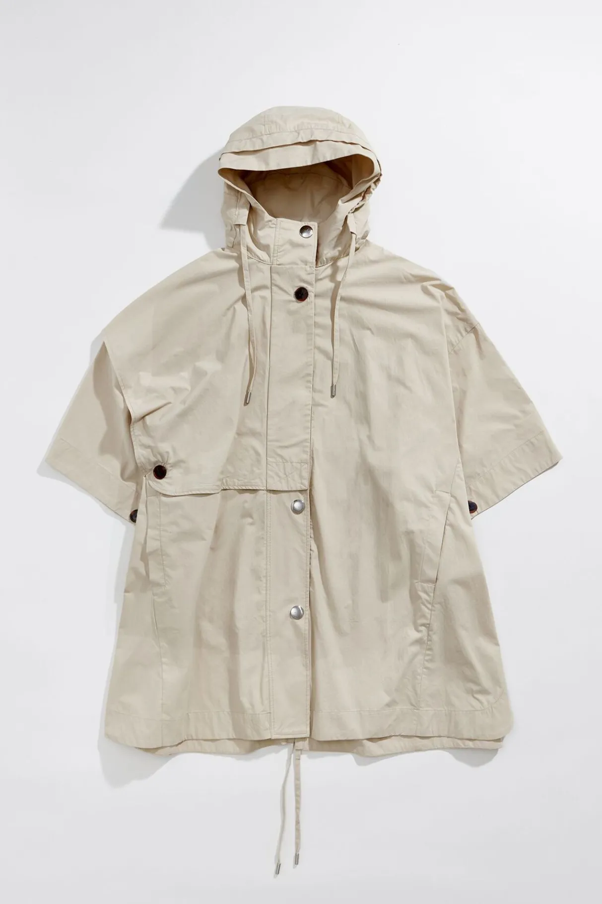 Mujer BIMBA Y LOLA Gabardinas Y Chaquetas<Capa Oversize Algodon Piedra