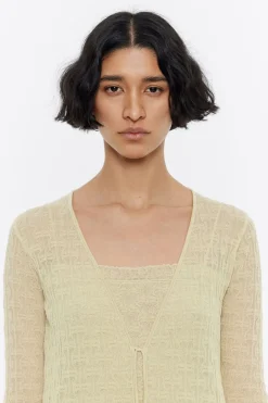 Mujer BIMBA Y LOLA Punto<Cardigan Largo Maxi Punto Lima