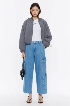 Mujer BIMBA Y LOLA Pantalones<Cargo - Vaquero Azul