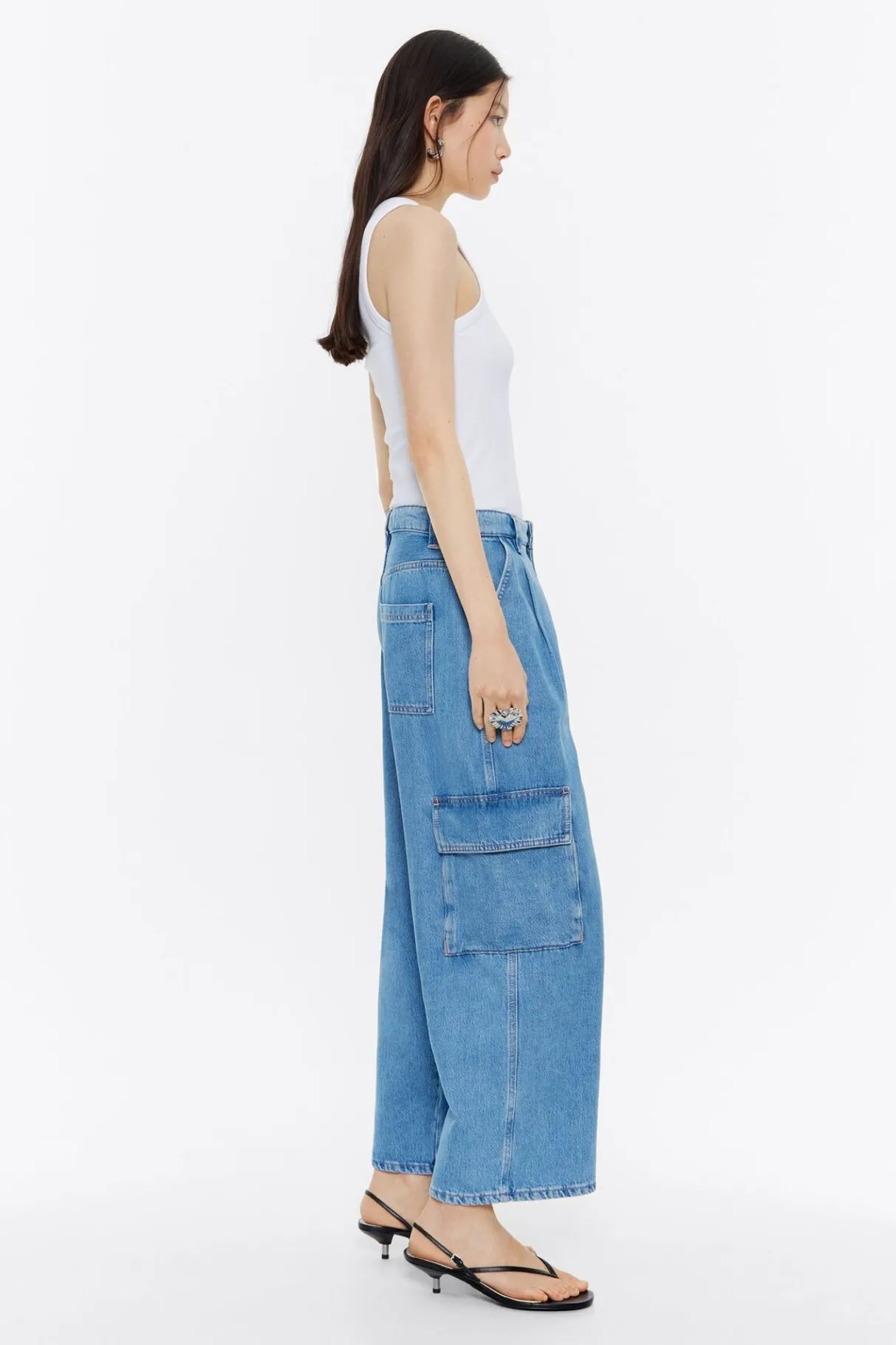 Mujer BIMBA Y LOLA Denim<Cargo - Vaquero Azul