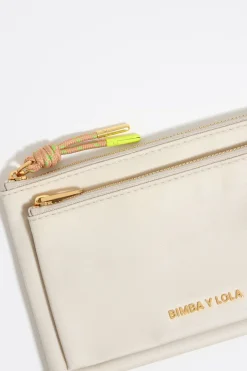 Mujer BIMBA Y LOLA Nylon<Cartera Doble Nylon Piedra