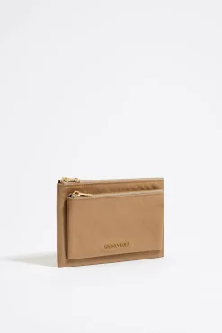 Mujer BIMBA Y LOLA Nylon<Cartera Doble Nylon Tostada