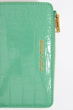 Mujer BIMBA Y LOLA Carteras Y Monederos<Cartera Grabado Cocodrilo Verde
