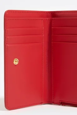 Mujer BIMBA Y LOLA Carteras Y Monederos<Cartera Grabado Cocodrilo Roja