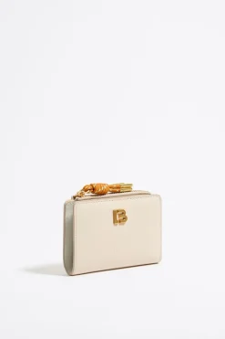 Mujer BIMBA Y LOLA Piel<Cartera Piel Blanco Roto