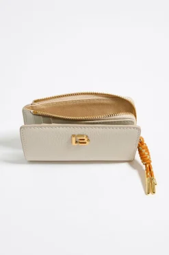 Mujer BIMBA Y LOLA Piel<Cartera Piel Blanco Roto