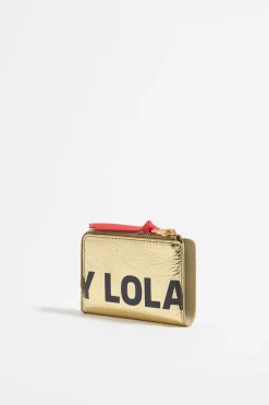 Mujer BIMBA Y LOLA Carteras Y Monederos<Cartera Piel Oro