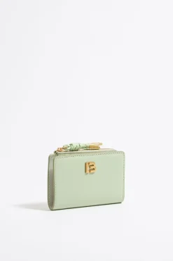 Mujer BIMBA Y LOLA Piel<Cartera Piel Verde Pastel