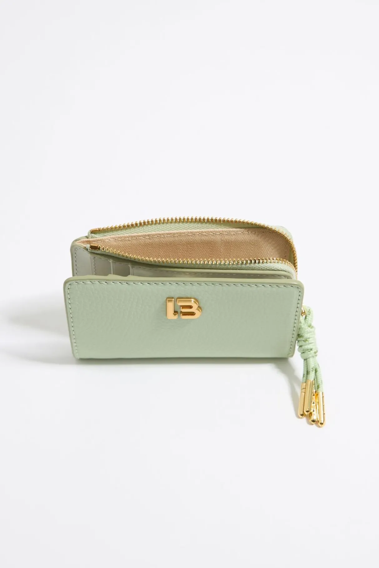 Mujer BIMBA Y LOLA Piel<Cartera Piel Verde Pastel