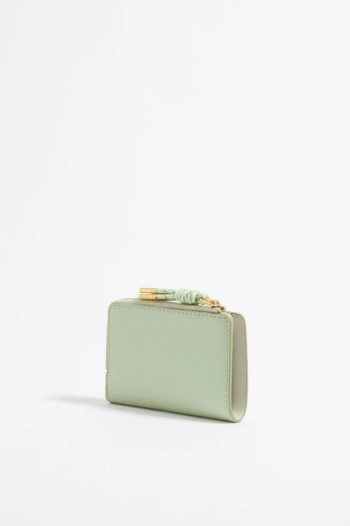Mujer BIMBA Y LOLA Piel<Cartera Piel Verde Pastel