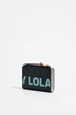 Mujer BIMBA Y LOLA Piel<Cartera Rectangular Piel Negra