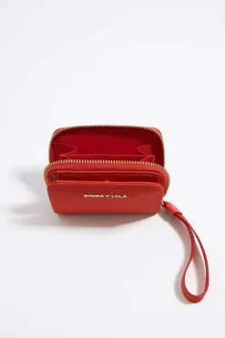 Mujer BIMBA Y LOLA Nylon<Cartera Solapa Nylon Coral