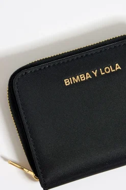Mujer BIMBA Y LOLA Nylon<Cartera Solapa Nylon Negra