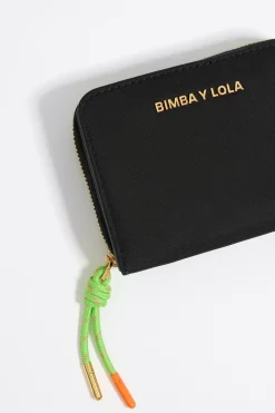Mujer BIMBA Y LOLA Nylon<Cartera Solapa Nylon Negra