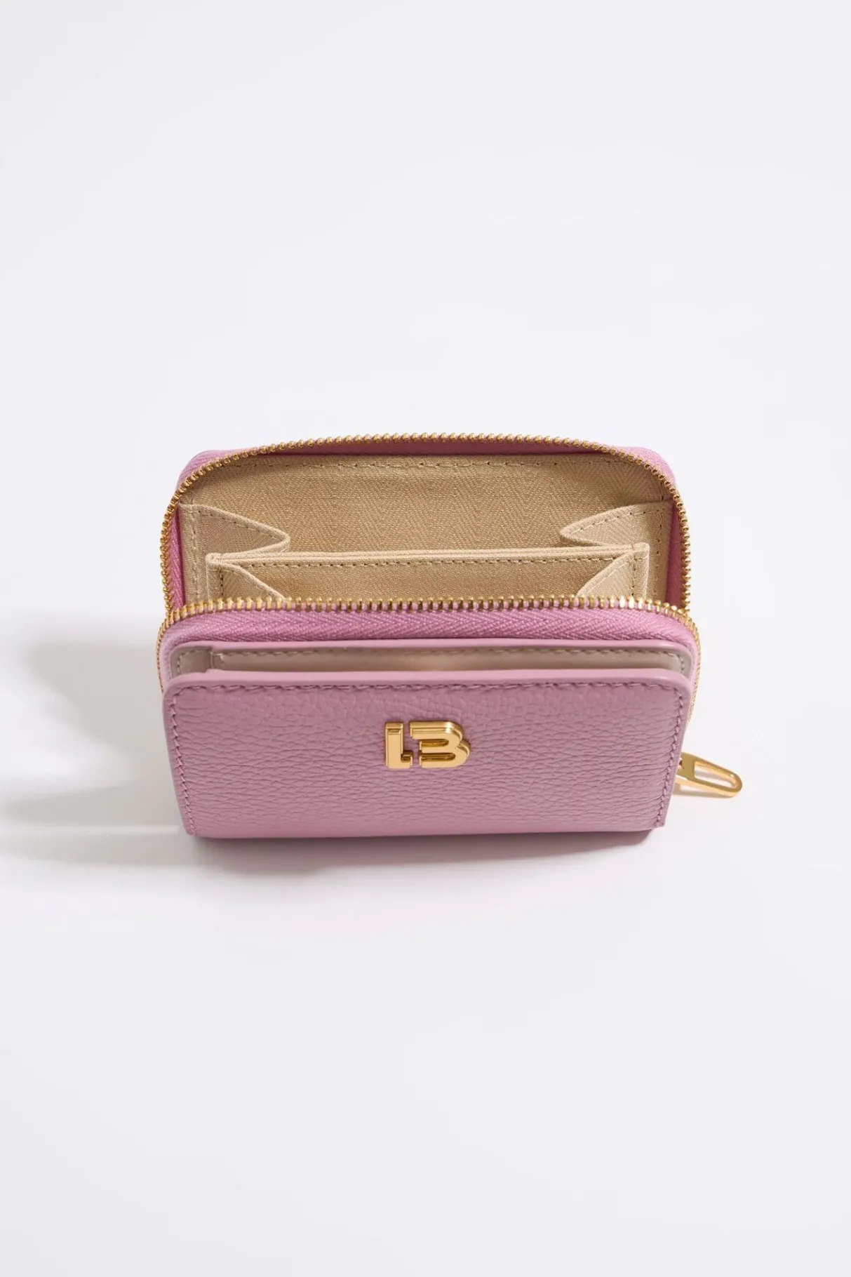 Mujer BIMBA Y LOLA Piel<Cartera Solapa Piel Rosa