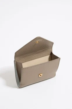 Mujer BIMBA Y LOLA Piel<Cartera Solapa Piel Topo