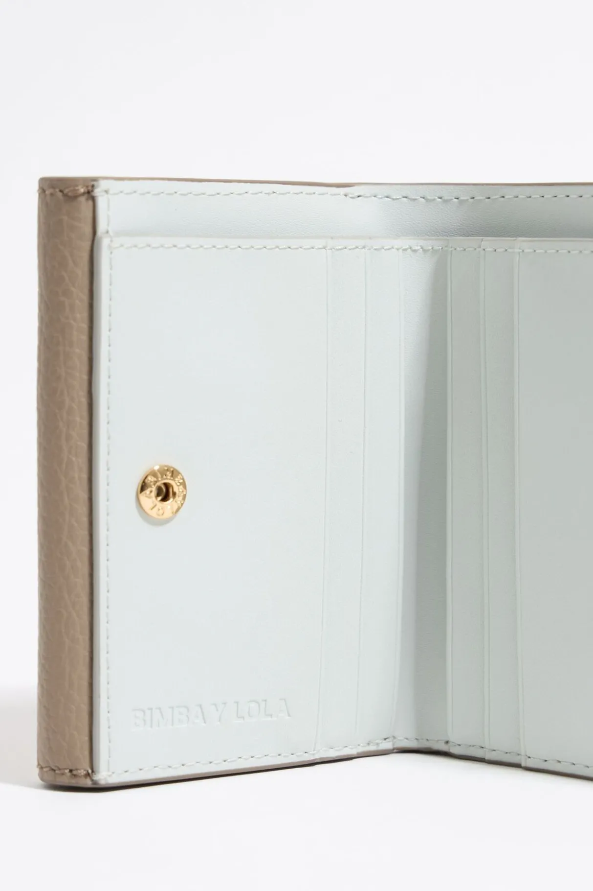 Mujer BIMBA Y LOLA Piel<Cartera Solapa Piel Topo