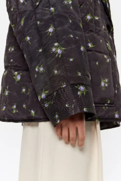 Mujer BIMBA Y LOLA Total Look<Cazadora Acolchada Flowers Negra