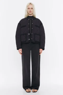 Mujer BIMBA Y LOLA Gabardinas Y Chaquetas<Cazadora Acolchada Medianoche