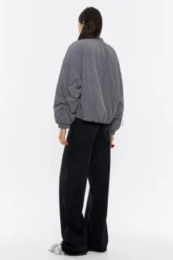 Mujer BIMBA Y LOLA Gabardinas Y Chaquetas<Cazadora Acolchada Reversible Gris