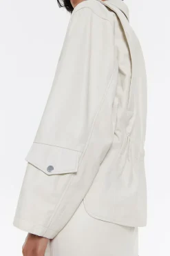 Mujer BIMBA Y LOLA Total Look<Cazadora Biker Piel Gris Hielo