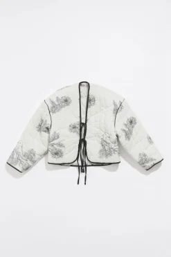 Mujer BIMBA Y LOLA Total Look<Cazadora Corta Acolchada Canary Pop Blanca