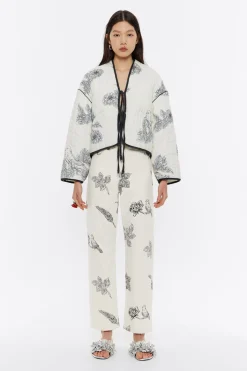 Mujer BIMBA Y LOLA Gabardinas Y Chaquetas<Cazadora Corta Acolchada Canary Pop Blanca